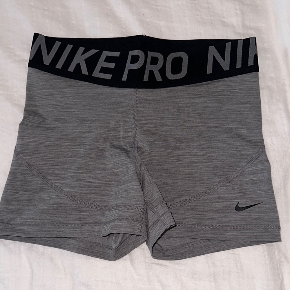 Nike Women's Gray Pro Shorts